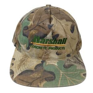 Marshall Concrete Products Snapback 5 Panel Cap Multi One Size Camo Daystone